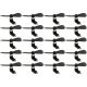 Мобильный вентилятор Type-C черный, от телефона, повербанка, ноутбука, комплект 50шт