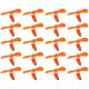 Мобильный вентилятор Type-C оранжевый, от телефона, повербанка, ноутбука, комплект 100шт