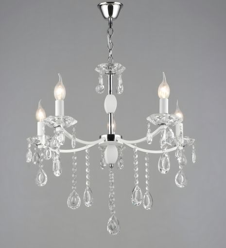 Люстра подвесная B A4461/5 WT+CH