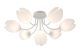 Люстра для гостиной VALESO G 93961/6+1 белая потолочная
