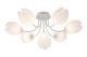 Люстра стельова VALESO G 93961/6+1 біла у вітальню