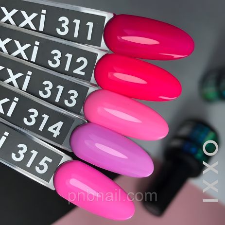 Набор гель-лаков OXXI Professional №311 - 315, 10 мл каждый Набор гель-лаков OXXI Professional №311 - 315, 10 мл каждый
