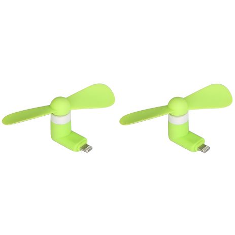 Комплект из 2шт зелёных мобильных вентиляторов Lightning Комплект из 2шт зелёных мобильных вентиляторов Lightning