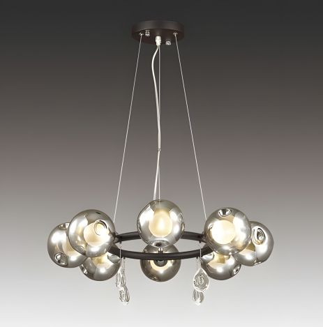 Лофт люстра H288-8 на 8 плафонов