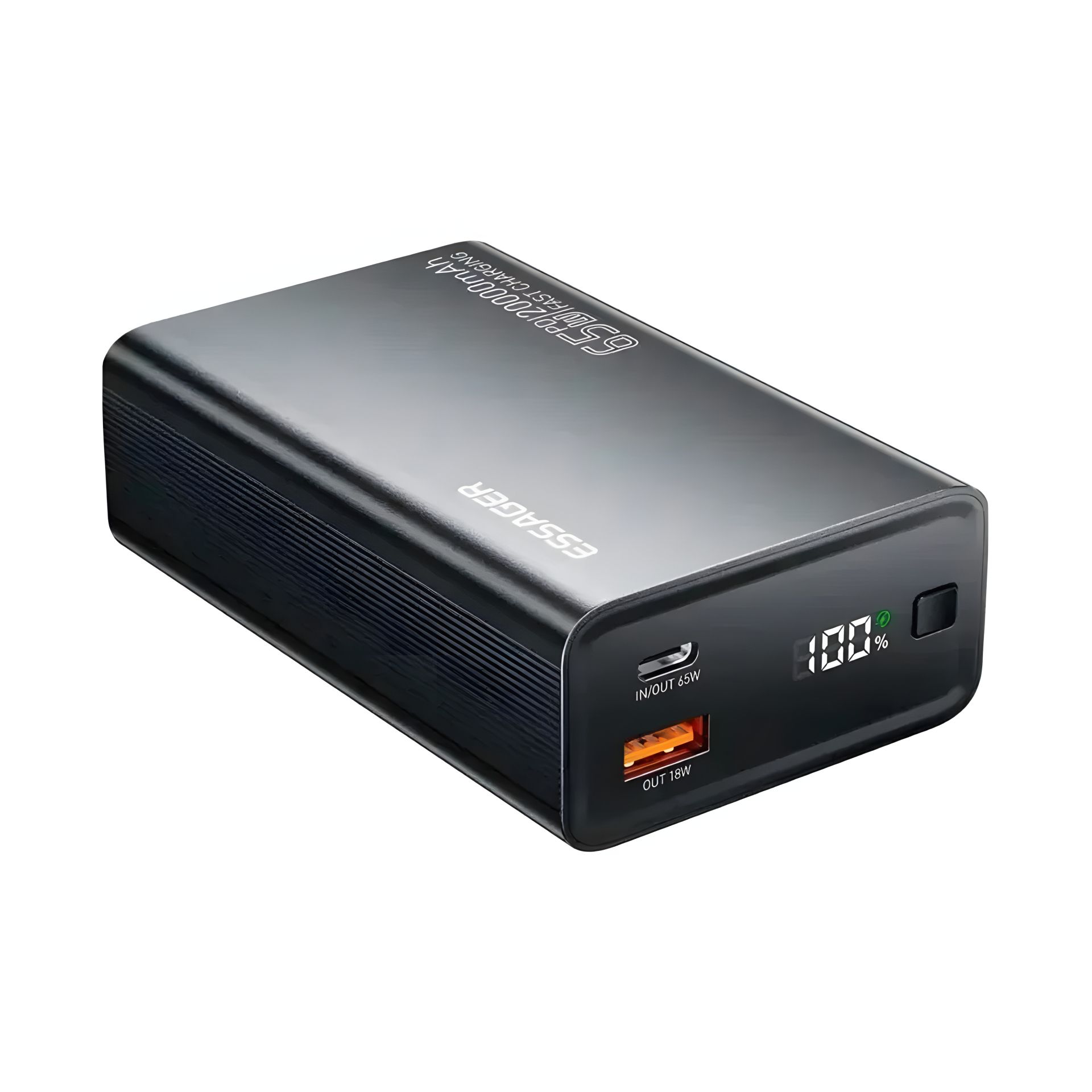 Повербанк ESSAGER EDY65-LD01-Z, 20000 mAh, 65W, black Повербанк ESSAGER EDY65-LD01-Z, 20000 mAh, 65W, black