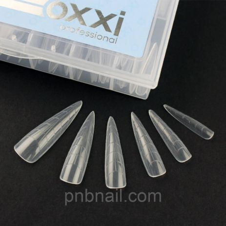 Верхні форми Oxxi Professional Easy Extension Nail Forms 01 Stiletto / 120 шт