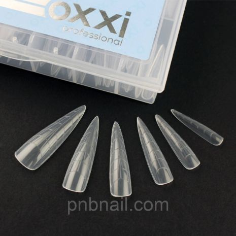 Верхні форми Oxxi Professional Easy Extension Nail Forms 01 Stiletto / 120 шт