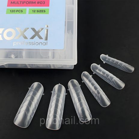 Форми верхні Oxxi Professional Easy Extension Nail Forms 03 Multiform / 120 шт