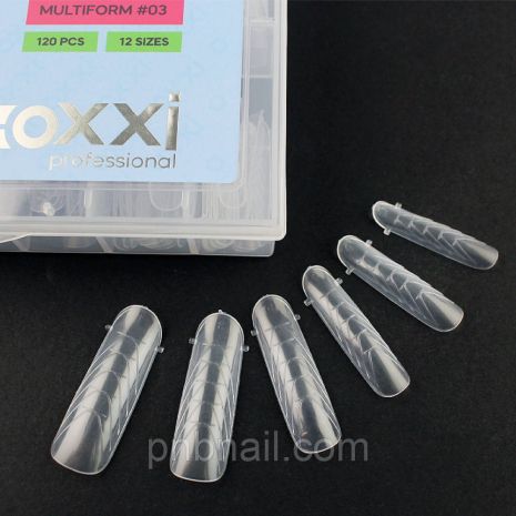 Верхні форми Oxxi Professional Easy Extension Nail Forms 03 Multiform / 120 шт