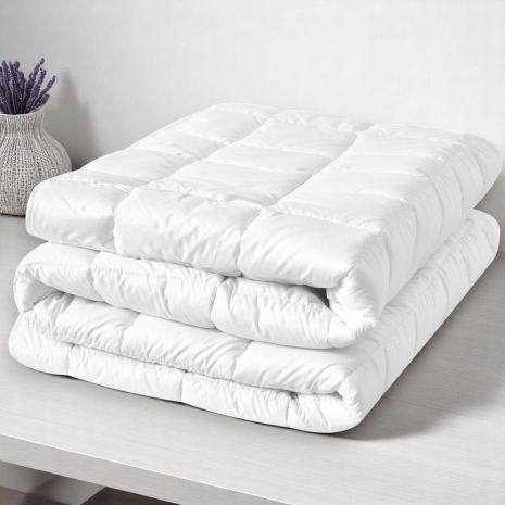 Наматрасник с натяжным бортом по периметру SleepDream IDEIA 90х200х35 см гипоаллергенный супер плотный белый (8-35928)