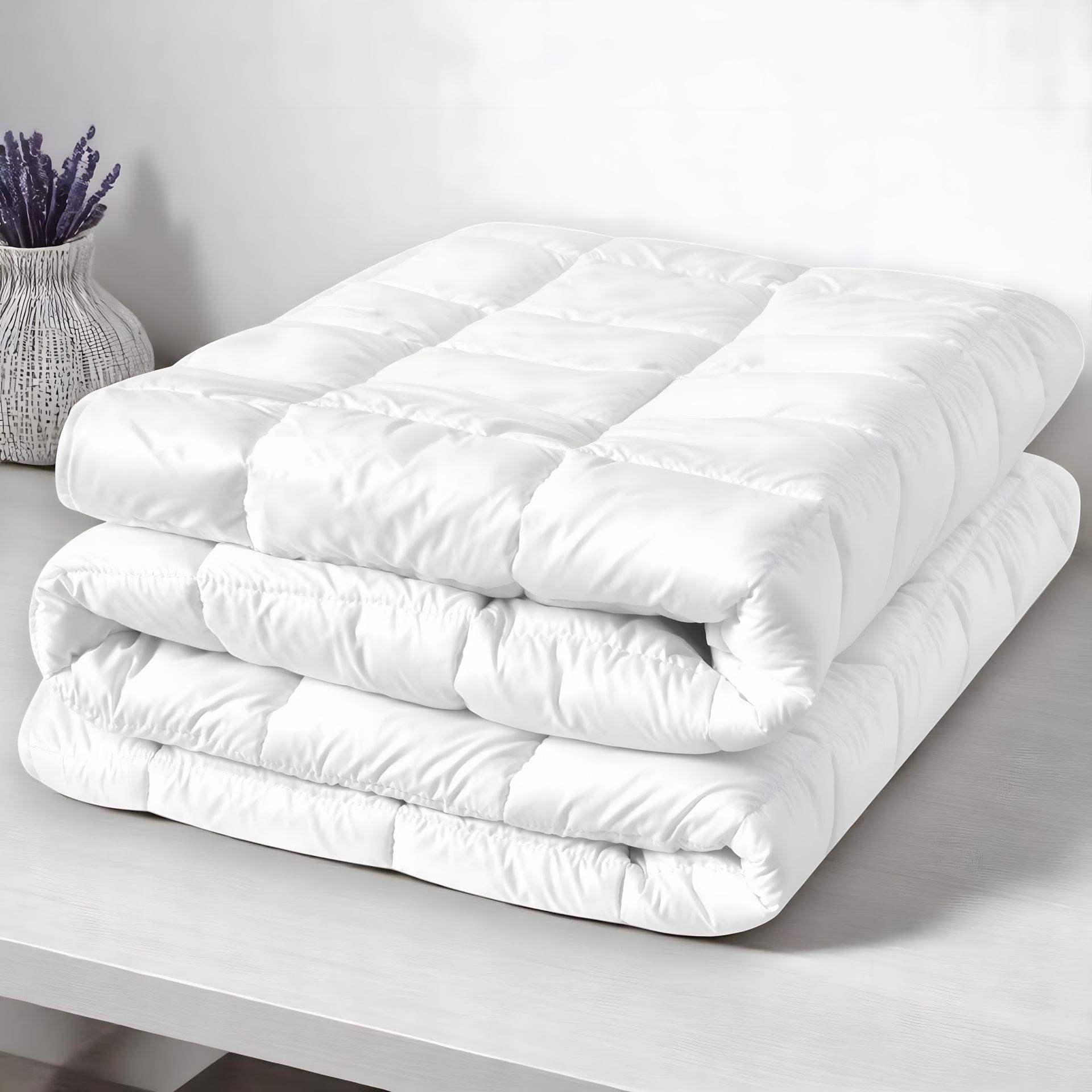 Гіпоалергенний наматрацник з натяжним бортом по периметру SleepDream IDEIA 90х200х35 см, супер щільний, білий (8-35928) Гіпоалергенний наматрацник з натяжним бортом по периметру SleepDream IDEIA 90х200х35 см, супер щільний, білий (8-35928)