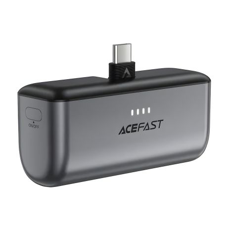 Повербанк ACEFAST M9-5000 PD20W capsule power bank Black Повербанк ACEFAST M9-5000 PD20W capsule power bank Black