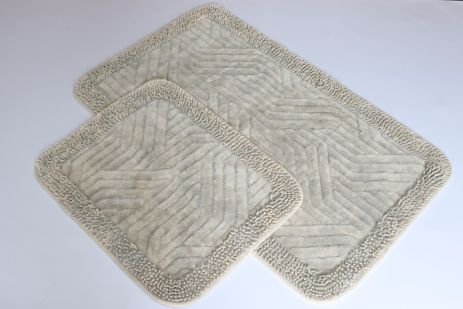 Комплект килимків Tropikhome Shaggy Plain mokko для ванної та туалету 60x100 50x60 см Комплект килимків Tropikhome Shaggy Plain mokko для ванної та туалету 60x100 50x60 см