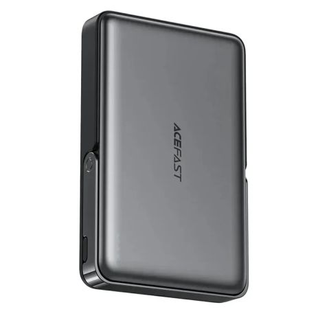 Повербанк ACEFAST M17 PD20W/22.5W magnetic fast charging power bank with built-in stand 10000mAh Black