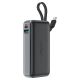 Повербанк ACEFAST M7 PD30W power bank with cable 10000mAh, Black Повербанк ACEFAST M7 PD30W power bank with cable 10000mAh, Black