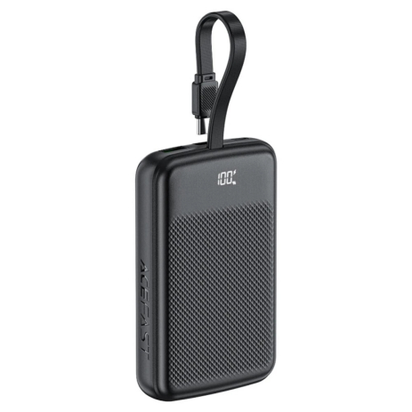 Повербанк ACEFAST M13 PD22.5W power bank with cable 10000mAh Black Повербанк ACEFAST M13 PD22.5W power bank with cable 10000mAh Black
