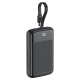 Повербанк ACEFAST M13 PD22.5W power bank with cable 10000mAh Black Повербанк ACEFAST M13 PD22.5W power bank with cable 10000mAh Black