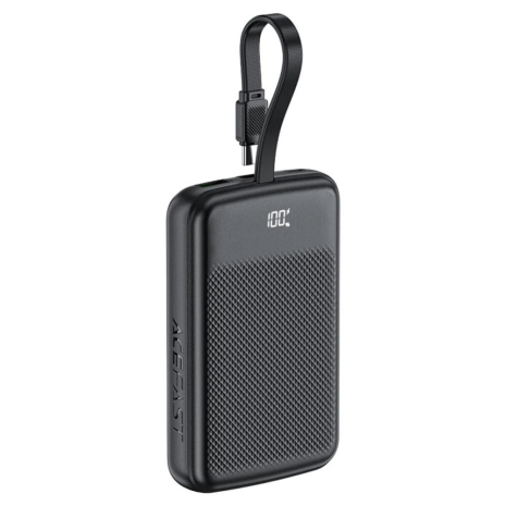 Повербанк ACEFAST M13 PD22.5W power bank with cable 10000mAh Black