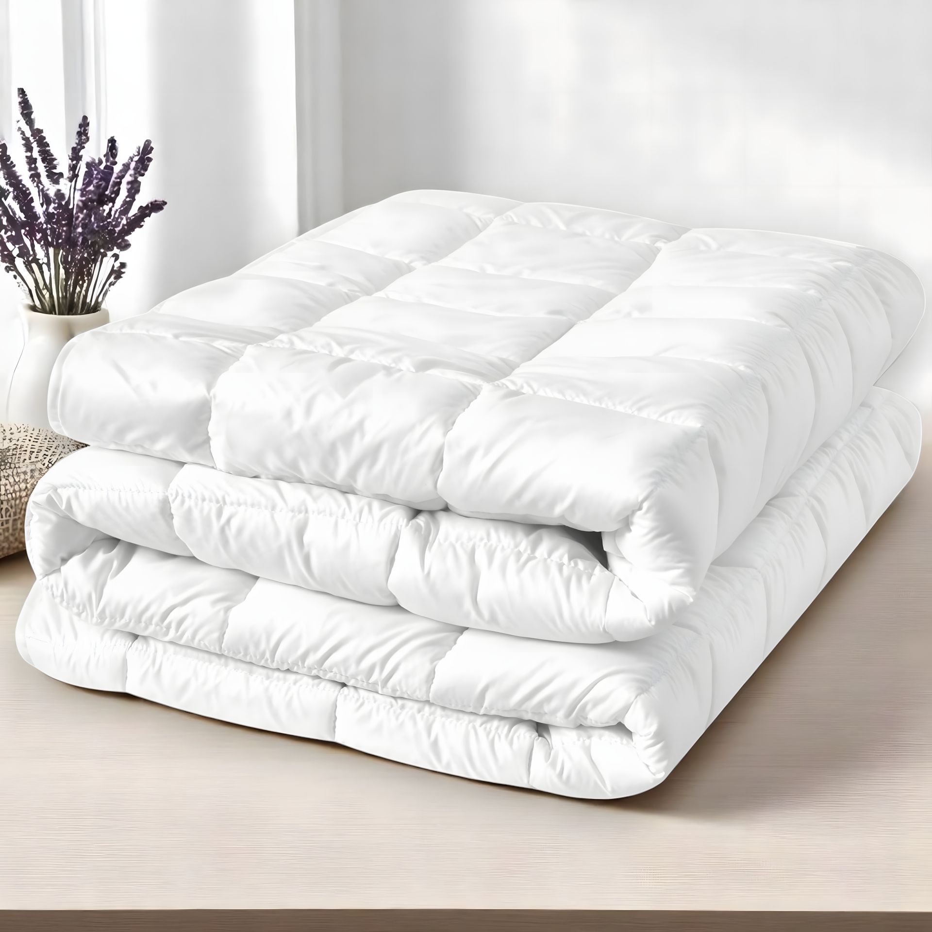 Гіпоалергенний наматрацник з натяжним бортом SleepDream IDEIA 140х200х35 см білий (8-35930) Гіпоалергенний наматрацник з натяжним бортом SleepDream IDEIA 140х200х35 см білий (8-35930)