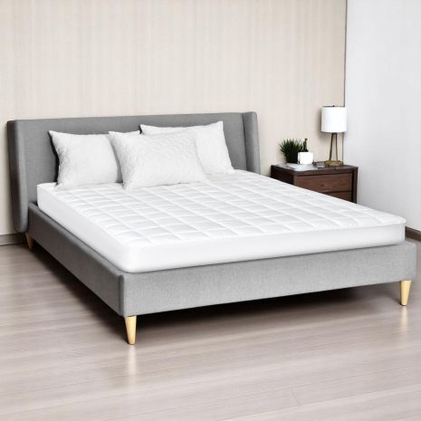 Наматрасник с натяжным бортом по периметру SleepDream IDEIA 180х200х35 см гипоаллергенный супер плотный белый (8-35932)