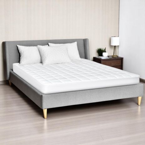 Наматрасник с натяжным бортом по периметру SleepDream IDEIA 180х200х35 см гипоаллергенный супер плотный белый (8-35932)