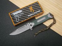 Ніж кишеньковий складаний Browning АК 63 G10 Liner-Lock Аssist оливковий 22 см