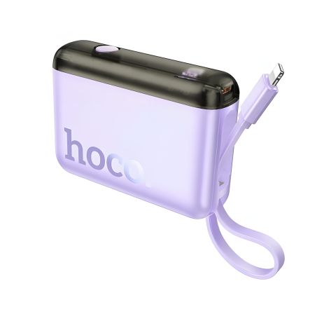 HOCO J139 Hero fully compatible 22.5W+PD20W power bank(iP) (10000mAh) Purple Повербанк HOCO J139 Hero fully compatible 22.5W+PD20W power bank(iP) (10000mAh) Purple Повербанк
