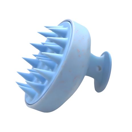 Массажная щетка Medavita для кожи головы, силикон, голубая Массажная щетка Medavita для кожи головы, силикон, голубая