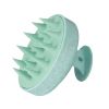 Medavita кругла щітка-масажер для шкіри голови, силіконова, зелена Medavita кругла щітка-масажер для шкіри голови, силіконова, зелена