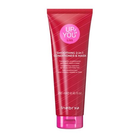 Маска-кондиционер 2 в 1 Inebrya Up To You Smoothing 2-in-1 Conditioner & Mask для разглаживания волос, 250 мл