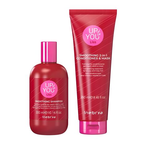 Inebrya Up To You: Набор шампуня и маски для разглаживания волос, 300+250 мл Inebrya Up To You: Набор шампуня и маски для разглаживания волос, 300+250 мл