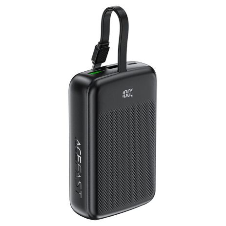 Повербанк ACEFAST M14 PD20W power bank with cable 20000mAh Black