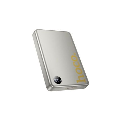 Повербанк Hoco Q34 Clever, PD20W, magnetic with digital display, 10000mAh, 1Type-C, 20W, PD, QC, Титаніум