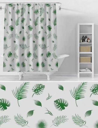 Силиконовая ванна кремний 180x180 см листья Dracaena Cortina 81050