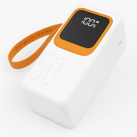 Повербанк DENMEN DP32 50000mAh 4.5A 22,5W + Лампа WHITE
