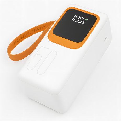 Повербанк DENMEN DP32 50000mAh 4.5A 22,5W + Лампа WHITE Повербанк DENMEN DP32 50000mAh 4.5A 22,5W + Лампа WHITE