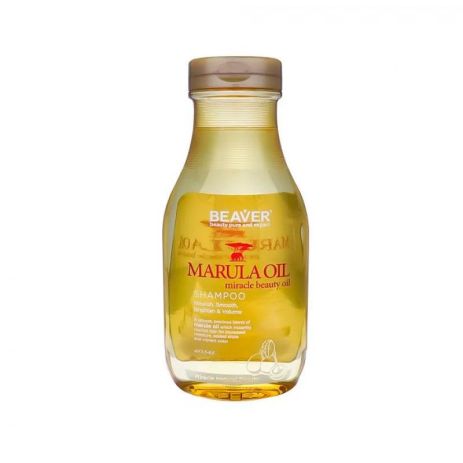 Питательный шампунь Beaver Marula Oil Shampoo для сухих и поврежденных волос с маслом Марулы, 60 мл