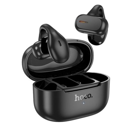 Навушники бездротові HOCO EA9 Clear sound clip-on true wireless BT headset, BT5.4, 62mAh, 300mAh, 10h, Black