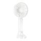Портативный вентилятор HOCO DF07 1200mAh с подставкой для телефона, белый