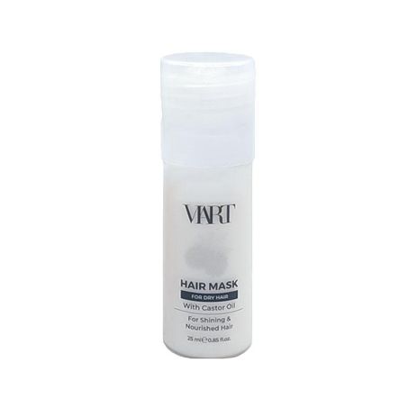 Відновлююча маска VIART Hair Mask with Castor Oil для зволоження і живлення сухого волосся, пробник 25 мл