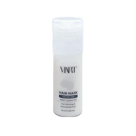 Восстанавливающая маска VIART Hair Mask with Castor Oil для увлажнения и питания сухих волос, пробник 25 мл