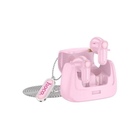 Наушники беспроводные HOCO DES35 Dawn handbag BT headset Pink