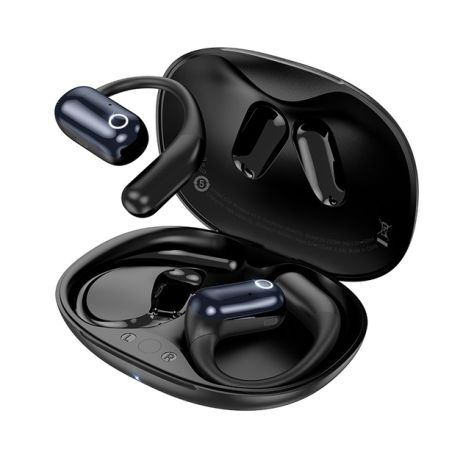Бездротові навушники HOCO EA6 Melody open true wireless BT headset, BT5.4, 60mAh, 450mAh, 6h, Black