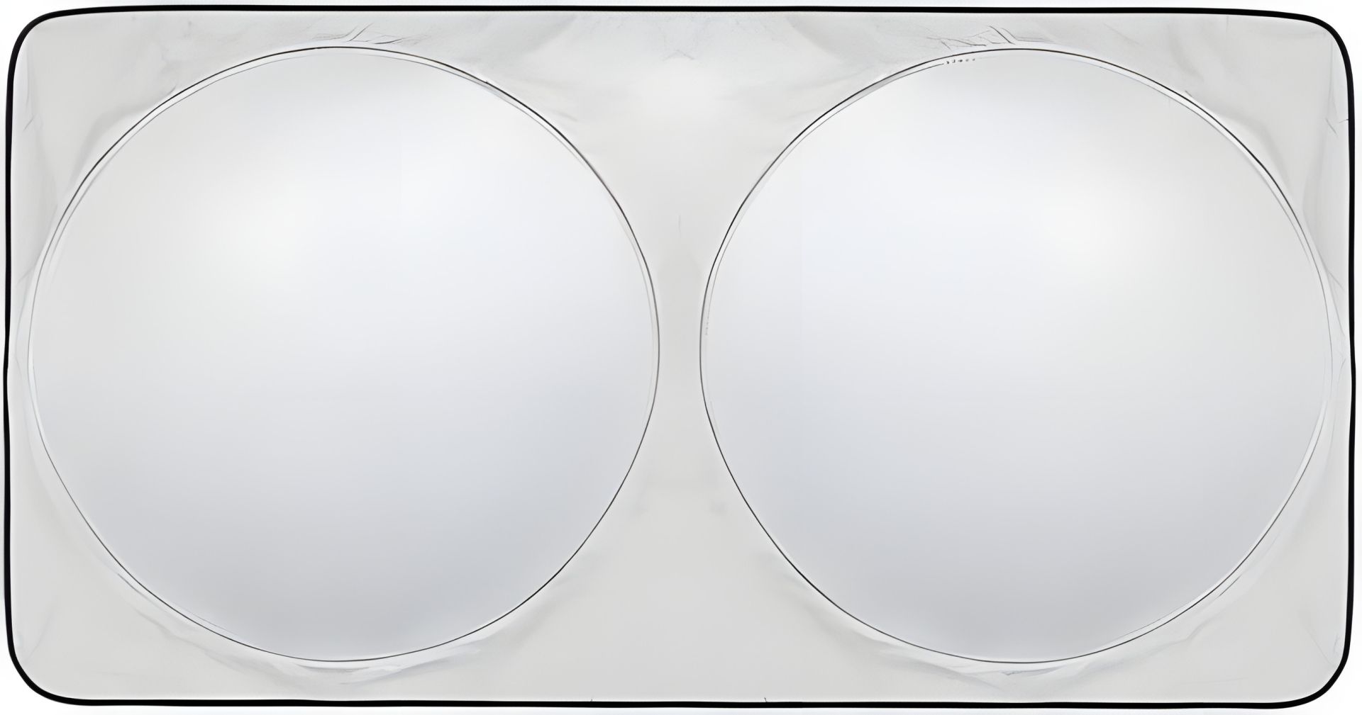 Заслінка (шторка) від сонця для авто, складна, гнучка, 150x70cm, пружинна, silver-black Заслінка (шторка) від сонця для авто, складна, гнучка, 150x70cm, пружинна, silver-black