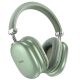 HOCO W35 Max Joy бездротові накладні навушники, BT5.3, AUX, TF, 800mAh, 90h, headphones, Green