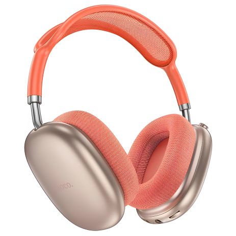 Бездротові навушники HOCO W55 Pleasing, BT5.4, AUX, TF, headphones, 800mAh, 90h, Pink Бездротові навушники HOCO W55 Pleasing, BT5.4, AUX, TF, headphones, 800mAh, 90h, Pink
