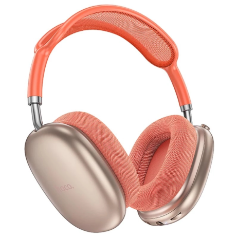 Бездротові навушники HOCO W55 Pleasing, BT5.4, AUX, TF, headphones, 800mAh, 90h, Pink Бездротові навушники HOCO W55 Pleasing, BT5.4, AUX, TF, headphones, 800mAh, 90h, Pink