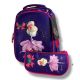 Каркасний рюкзак для дівчаток шкільний 6-9 років, фіолетовий, місткий та легкий, принт Балерина