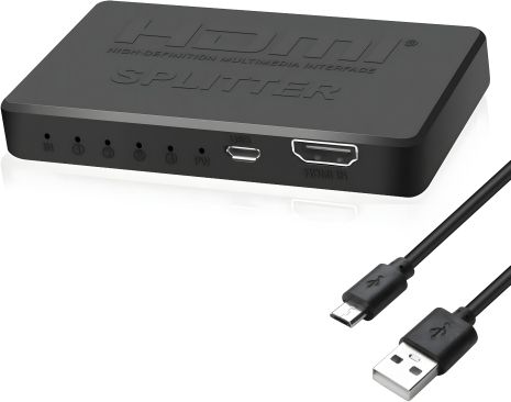 HDMI 1x4 4K 30Гц спліттер – розгалужувач 1 вхід 4 виходи HDMI 1x4 4K 30Гц спліттер – розгалужувач 1 вхід 4 виходи