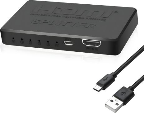 HDMI 1x4 4K 30Гц спліттер – розгалужувач 1 вхід 4 виходи